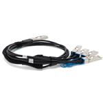 Picture of Arista Networks® CAB-Q-4S-100G-5M-FS Compatible TAA Compliant 100GBase-CU QSFP28 to 4xSFP28 Direct Attach Cable Full Split (Passive Twinax, 5m)