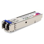 Picture of Alcatel-Lucent Nokia® Compatible TAA 1000Base-BX 2-Channel SFP Transceiver (SMF, 1550nmTx/1310nmRx, 60km, LC, DOM, -40 to 85C)
