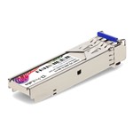 Picture of MSA and TAA 1000Base-BX 2-Channel SFP Transceiver (SMF, 1490nmTx/1310nmRx, 20km, LC, DOM, -40 to 85C)