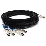 Picture of MSA and TAA Compliant 40GBase-CU QSFP+ to 4xSFP+ Direct Attach Cable (Passive Twinax, 1m)