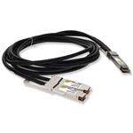 Picture of Dell® DAC-Q56DD-2Q28-2M Compatible TAA Compliant 200GBase-CU QSFP-DD 200G to 2xQSFP28 100G NRZ Direct Attach Cable (Passive Twinax, 2m)
