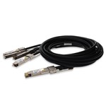 Picture of Dell® DAC-Q56DD-4Q56-SFF-100G-3M Compatible TAA 400GBase-CU QSFP-DD 400G to 4xQSFP56 100G PAM-4 Direct Attach Cable (Passive Twinax, 3m)