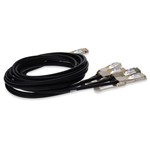 Picture of Dell® DAC-Q56DD-4Q56-SFF-100G-3M Compatible TAA 400GBase-CU QSFP-DD 400G to 4xQSFP56 100G PAM-4 Direct Attach Cable (Passive Twinax, 3m)