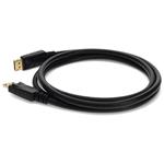 Picture of 10ft DisplayPort 1.2 Male to Male Black Cable For Resolution Up to 3840x2160 (4K UHD)
