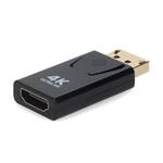 Picture of DisplayPort 1.2 Male to HDMI 1.3 Female Black Adapter Which Requires DP++ For Resolution Up to 2560x1600 (WQXGA)