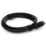 Picture of 2m DisplayPort Male to HDMI Male Black Cable Which Requires DP++ For Resolution Up to 3840x2160 (4K UHD)