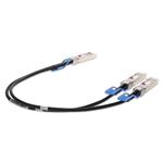 Picture of Arista Networks® Compatible TAA 100GBase-CU DSFP to 2xSFP56 Direct Attach Cable (Passive Twinax, 0.5m)