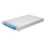 Picture of 8 Channel DWDM MUX CARTRIDGE, Channels 41, 43, 46, 48, 51, 53, 56, and 58, with Pass Ports (Bidirectional Transmission using Single Fiber)