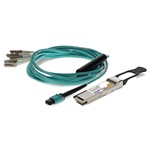 Picture of F5 Networks® F5-UPG-QSFP+-6M-2 Compatible TAA 40GBase-SR4 QSFP+ Transceiver (MMF, 850nm, 6m, MPO, DOM)