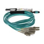 Picture of F5 Networks® F5-UPG-QSFP+-6M-2 Compatible TAA 40GBase-SR4 QSFP+ Transceiver (MMF, 850nm, 6m, MPO, DOM)