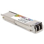 Picture of Fortinet® FN-TRAN-QSFP+LR Compatible TAA 40GBase-LR4 QSFP+ Transceiver (SMF, 1270nm to 1330nm, 10km, LC, DOM)