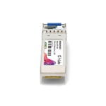 Picture of Fortinet® FN-TRAN-SFP+BD27 Compatible TAA 10GBase-BX SFP+ Transceiver (SMF, 1270nmTx/1330nmRx, 30km, LC, DOM)