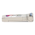 Picture of Fortinet® FN-TRAN-SFP+BD27 Compatible TAA 10GBase-BX SFP+ Transceiver (SMF, 1270nmTx/1330nmRx, 30km, LC, DOM)