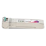 Picture of Fortinet® FN-TRAN-SFP+BD33 Compatible TAA 10GBase-BX SFP+ Transceiver (SMF, 1330nmTx/1270nmRx, 30km, LC, DOM)
