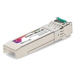 Picture of Fortinet® FN-TRAN-SFP+BD33 Compatible TAA 10GBase-BX SFP+ Transceiver (SMF, 1330nmTx/1270nmRx, 30km, LC, DOM)