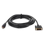 Picture of 12ft HDMI 1.3 Male to DVI-D Dual Link (24+1 pin) Male Black Cable For Resolution Up to 2560x1600 (WQXGA)