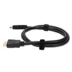 Picture of 10ft HDMI 1.4 Male to HDMI 1.4 Male Black Cable Which Supports Ethernet Channel For Resolution Up to 4096x2160 (DCI 4K)