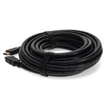 Picture of 50ft HDMI 1.4 Male to HDMI 1.4 Male Black Cable Which Supports Ethernet Channel For Resolution Up to 4096x2160 (DCI 4K)