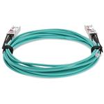 Picture of HP® Compatible TAA Compliant 10GBase-AOC SFP+ to SFP+ Active Optical Cable (850nm, MMF, 7m)