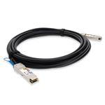 Picture of HP® JH235A Compatible TAA Compliant 40GBase-CU QSFP+ Direct Attach Cable (Passive Twinax, 3m)