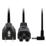 Picture of HP® L41423-001 Compatible 120W 19.5V at 6.15A Black 4.5 mm x 3.0 mm Laptop Power Adapter and Cable