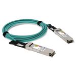 Picture of Mellanox® MC2207312-005 Compatible TAA Compliant 56GBase-AOC QSFP+ Active Optical Cable (850nm, MMF, 5m)