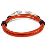 Picture of Mellanox® MC2210310-015 Compatible TAA Compliant 40GBase-AOC QSFP+ Active Optical Cable (850nm, Orange, MMF, 15m)
