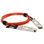Picture of Mellanox® MC2210310-015 Compatible TAA Compliant 40GBase-AOC QSFP+ Active Optical Cable (850nm, Orange, MMF, 15m)