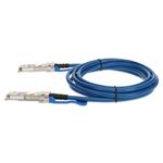 Picture of Mellanox® MCP1600-C001 Compatible TAA Compliant 100GBase-CU QSFP28 Blue Direct Attach Cable (Passive Twinax, 1m)