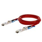 Picture of Mellanox® MCP1600-C002 Compatible TAA Compliant 100GBase-CU QSFP28 Red Direct Attach Cable (Passive Twinax, 2m)