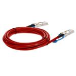 Picture of Mellanox® MCP1600-C003 Compatible TAA Compliant 100GBase-CU QSFP28 Red Direct Attach Cable (Passive Twinax, 3m)