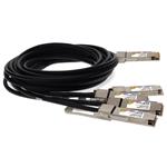 Picture of Mellanox® MCP7F60-W02AR26 Compatible TAA Compliant 400GBase-CU QSFP-DD 400G to 4xQSFP56 100G PAM-4 Direct Attach Cable (Passive Twinax, 2.5m)