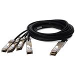 Picture of Mellanox® MCP7F60-W02AR26 Compatible TAA Compliant 400GBase-CU QSFP-DD 400G to 4xQSFP56 100G PAM-4 Direct Attach Cable (Passive Twinax, 2.5m)