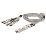 Picture of Mellanox® MCP7Y70-H001 Compatible TAA 400GBase-CU OSFP to 4xQSFP56 Direct Attach Cable (Passive Twinax, 1m)