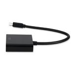 Picture of Mini-DisplayPort 1.1 Male to DVI-I (29 pin) Female Black Adapter For Resolution Up to 1920x1200 (WUXGA)