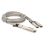 Picture of Arista Networks® Compatible TAA 800GBase-CU OSFP to 2xQSFP112 Direct Attach Cable (Passive Twinax, 3m)