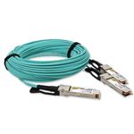 Picture of HP® P26659-B25 Compatible TAA 200G-AOC QSFP56 to 2xQSFP56 Infiniband HDR Active Optical Cable (850nm, MMF, 20m)