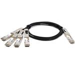 Picture of MSA and TAA Compliant 200GBase-CU QSFP-DD 200G to 4xQSFP28 50G NRZ Direct Attach Cable (Passive Twinax, 1m)