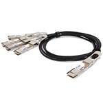 Picture of MSA and TAA Compliant 200GBase-CU QSFP-DD 200G to 4xQSFP28 50G NRZ Direct Attach Cable (Passive Twinax, 2m)