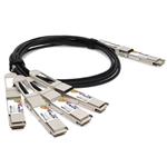 Picture of MSA and TAA Compliant 200GBase-CU QSFP-DD 200G to 4xQSFP28 50G NRZ Direct Attach Cable (Passive Twinax, 2m)