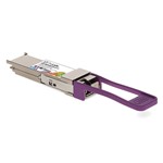 Picture of Fortinet® Compatible TAA 100GBase-BX QSFP28 Single Lambda Transceiver (SMF, 1271nmTx/1331nmRx, 10km, LC, DOM, with FEC)