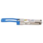 Picture of Aruba Networks® Compatible TAA 100GBase-BX ER1 PAM4 QSFP28 Transceiver Single Lambda (SMF, 1304.58nmTx/1309.14nmRx, 40km, LC, DOM)