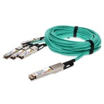 Picture of Juniper Networks® Compatible 400GBase-AOC QSFP-DD to 4xQSFP56 PAM-4 Active Optical Cable (850nm, MMF, 2m) CMIS 3.0