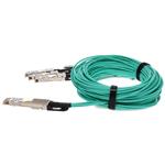 Picture of MSA and TAA Compliant 400GBase-AOC QSFP-DD to 4xQSFP56 PAM-4 Active Optical Cable (850nm, MMF, 9m) CMIS 3.0