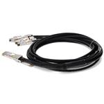 Picture of MSA and TAA Compliant 400GBase-CU QSFP-DD 400G to 4xQSFP56 100G PAM-4 Direct Attach Cable (Passive Twinax, 3m)