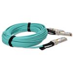 Picture of MSA and TAA 200GBase-AOC QSFP56 to 2xQSFP56 DSP Active Optical Cable (850nm, MMF, 29m)