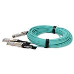 Picture of MSA and TAA 200GBase-AOC QSFP56 to 2xQSFP56 DSP Active Optical Cable (850nm, MMF, 32m)