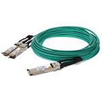 Picture of MSA and TAA Compliant 200G-AOC QSFP56 to 2xQSFP56 Active Optical Cable (850nm, MMF, 3m, LSZH)
