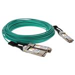 Picture of MSA and TAA Compliant 200G-AOC QSFP56 to 2xQSFP56 Active Optical Cable (850nm, MMF, 3m, LSZH)