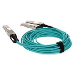 Picture of MSA and TAA Compliant 200GBase-AOC QSFP28-DD to 2xQSFP28 NRZ Active Optical Cable (850nm, MMF, 7m)